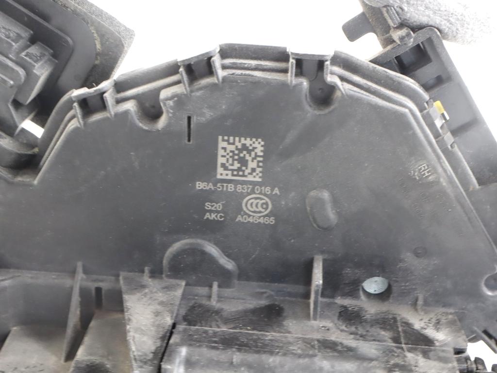 5TB837016A CHIUSURA SERRATURA PORTA ANTERIORE DESTRA VOLKSWAGEN T-ROC 1.0 B 85KW 6M 5P (2018) RICAMBIO USATO