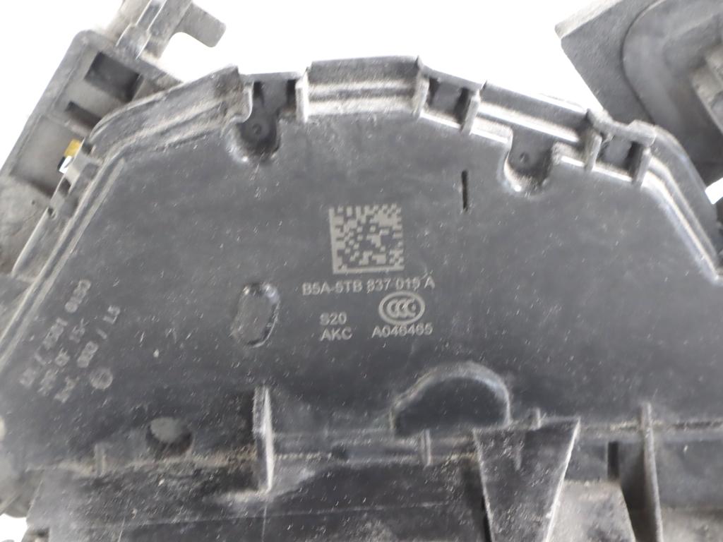5TB837015A CHIUSURA SERRATURA PORTA ANTERIORE SINISTRA VOLKSWAGEN T-ROC 1.0 B 85KW 6M 5P (2018) RICAMBIO USATO