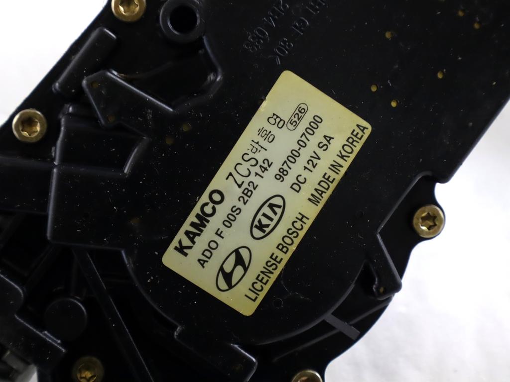 98700-07000 MOTORINO TERGILUNOTTO KIA PICANTO 1.1 B 47KW 5M 5P (2004) RICAMBIO USATO