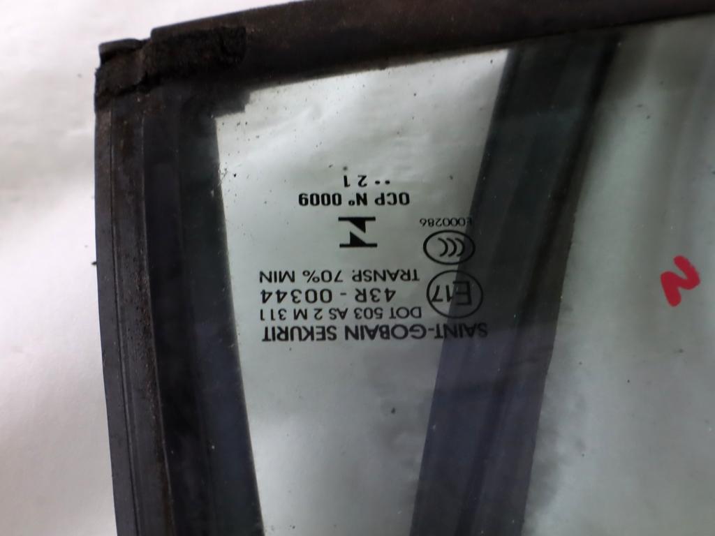 8341707010 VETRO FISSO PORTA POSTERIORE SINISTRA KIA PICANTO 1.1 B 47KW 5M 5P (2004) RICAMBIO USATO