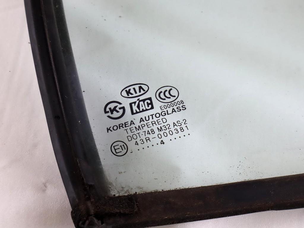 8342707010 VETRO FISSO PORTA POSTERIORE DESTRA KIA PICANTO 1.1 B 47KW 5M 5P (2004) RICAMBIO USATO