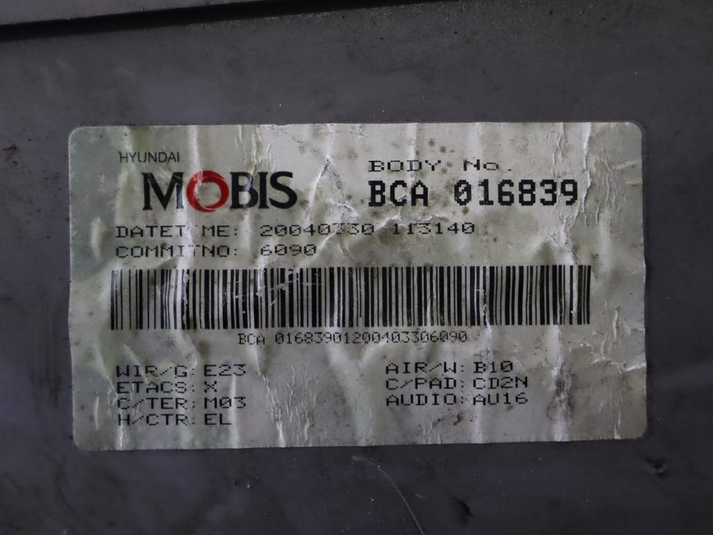 8451007200NL CASSETTO PORTAOGGETTI CRUSCOTTO LATO DESTRO KIA PICANTO 1.1 B 47KW 5M 5P (2004) RICAMBIO USATO 8451707000NL
