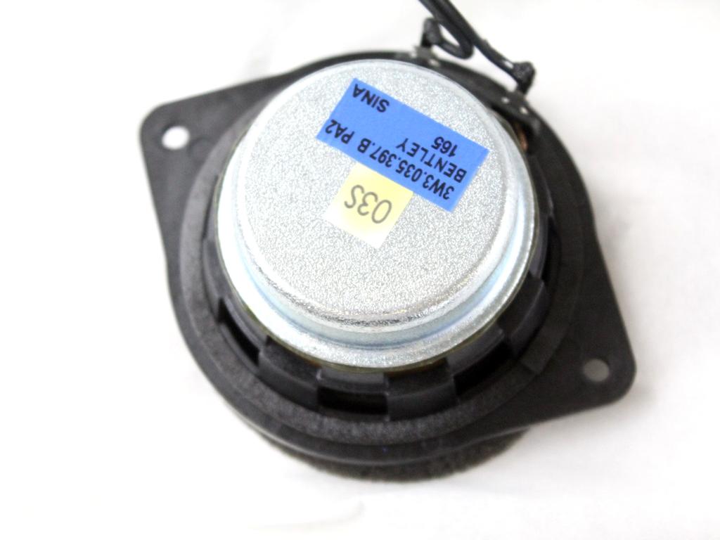 3W3035397B CASSA ALTOPARLANTE PORTA POSTERIORE BENTLEY CONTINENTAL GT 4.0 B 388KW AUT 2P (2016) RICAMBIO USATO
