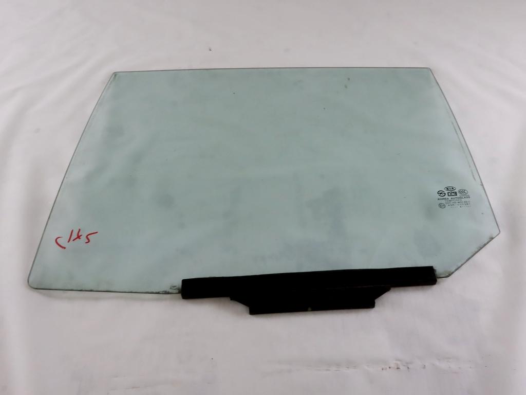 8341107010 VETRO SCENDENTE PORTA POSTERIORE SINISTRA KIA PICANTO 1.1 B 47KW 5M 5P (2004) RICAMBIO USATO