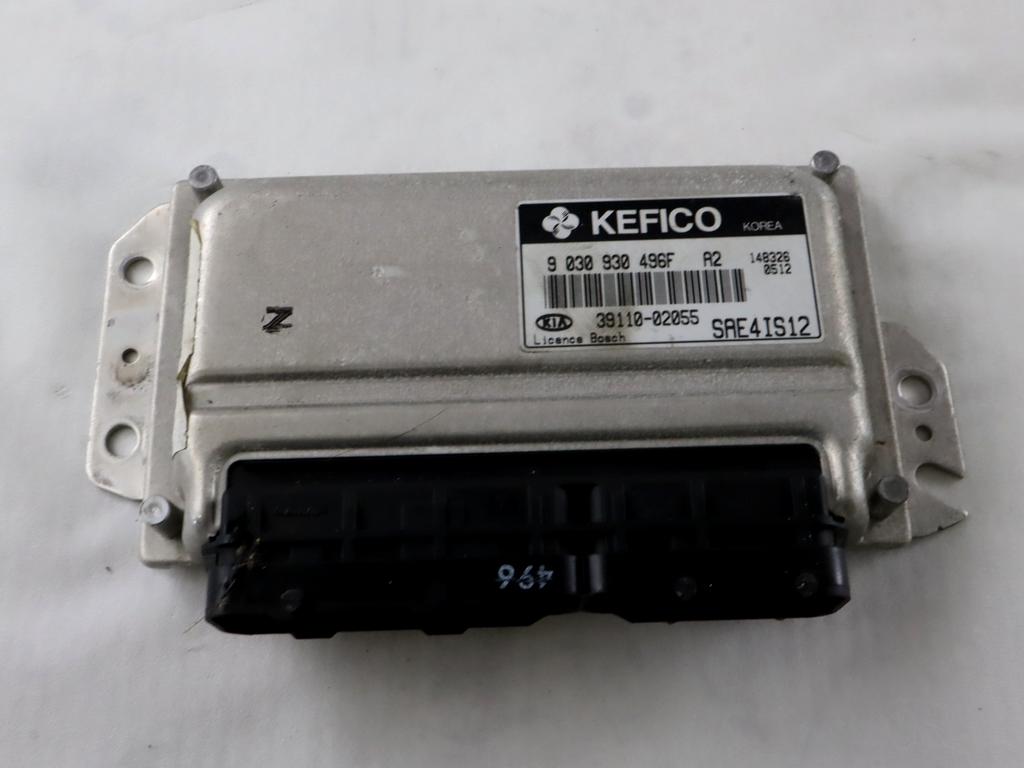 39110-02055 CENTRALINA INIEZIONE MOTORE KIA PICANTO 1.1 B 47KW 5M 5P (2004) RICAMBIO USATO 9030930496F