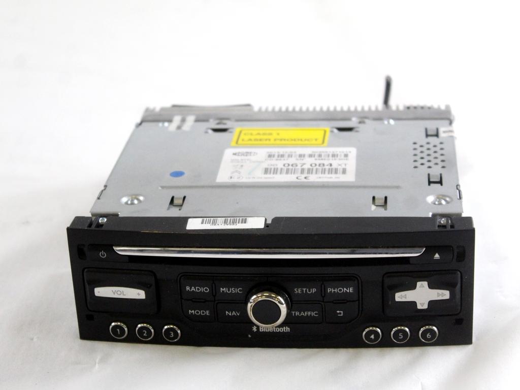 98067084XT AUTORADIO CON SISTEMA DI NAVIGAZIONE SATELLITARE PEUGEOT 3008 1.6 D 84KW 6M 5P (2013) RICAMBIO USATO (NON FORNIAMO CODICE AUTORADIO, MA SOLO NUMERO DI TEOLAIO VEICOLO)