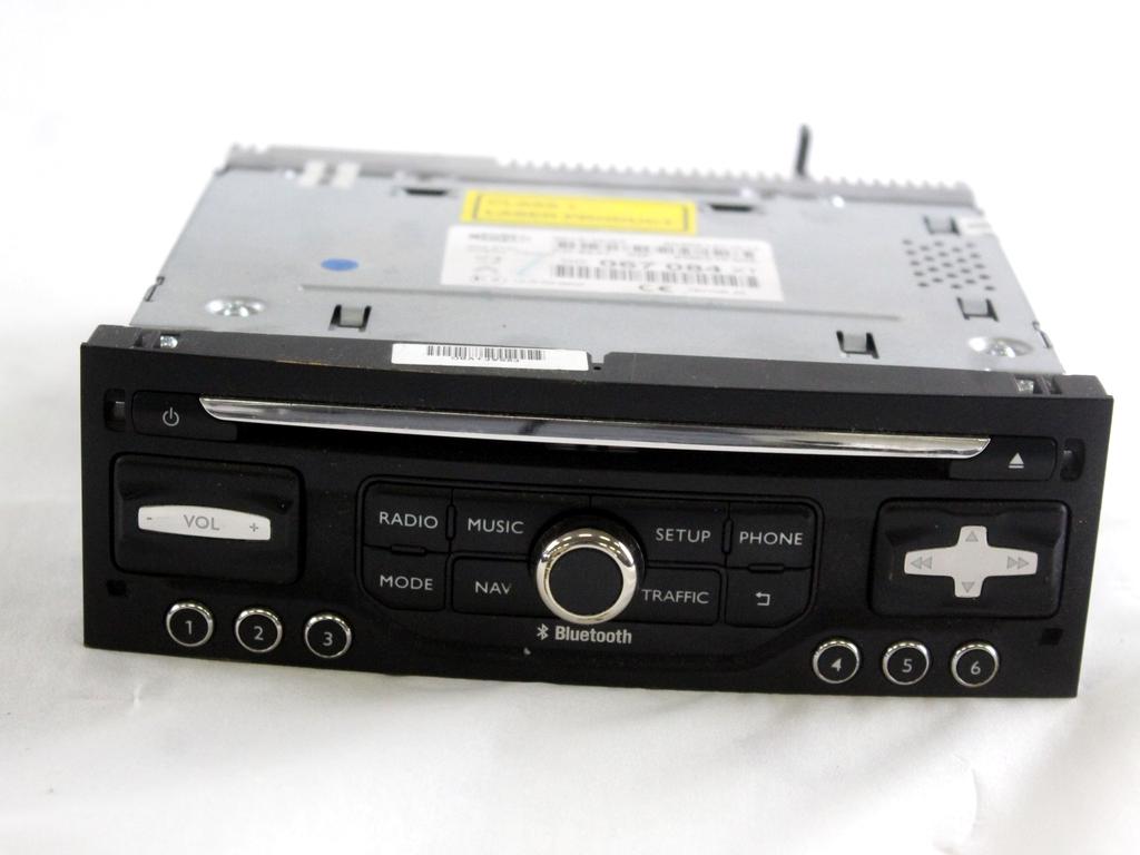 98067084XT AUTORADIO CON SISTEMA DI NAVIGAZIONE SATELLITARE PEUGEOT 3008 1.6 D 84KW 6M 5P (2013) RICAMBIO USATO (NON FORNIAMO CODICE AUTORADIO, MA SOLO NUMERO DI TEOLAIO VEICOLO)