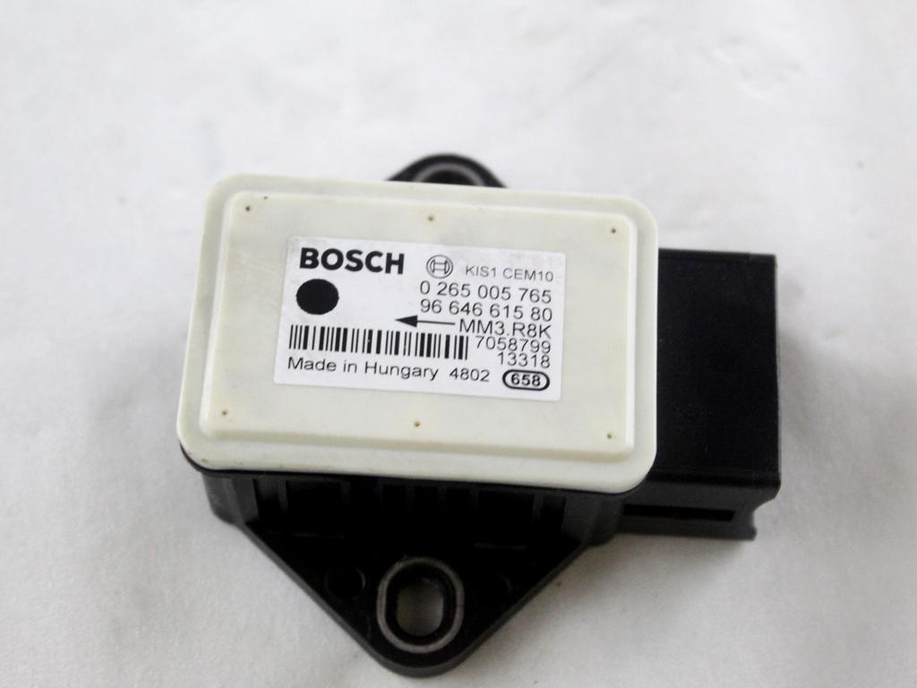 9664661580 SENSORE ESP IMBARDATA PEUGEOT 3008 1.6 D 84KW 6M 5P (2013) RICAMBIO USATO 0265005765