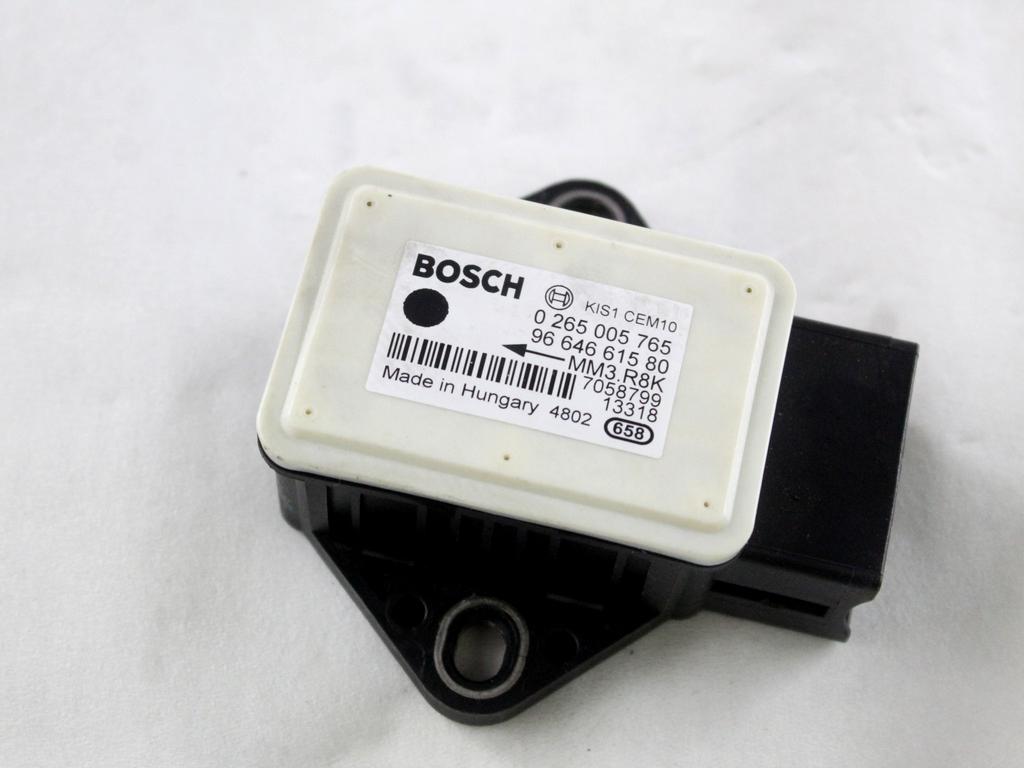 9664661580 SENSORE ESP IMBARDATA PEUGEOT 3008 1.6 D 84KW 6M 5P (2013) RICAMBIO USATO 0265005765