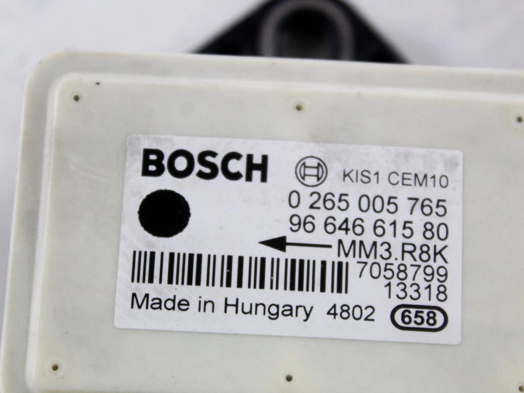 9664661580 SENSORE ESP IMBARDATA PEUGEOT 3008 1.6 D 84KW 6M 5P (2013) RICAMBIO USATO 0265005765