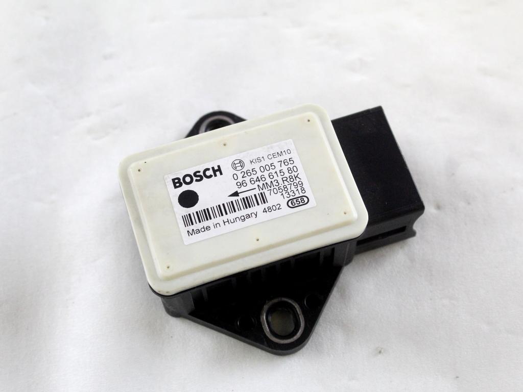 9664661580 SENSORE ESP IMBARDATA PEUGEOT 3008 1.6 D 84KW 6M 5P (2013) RICAMBIO USATO 0265005765