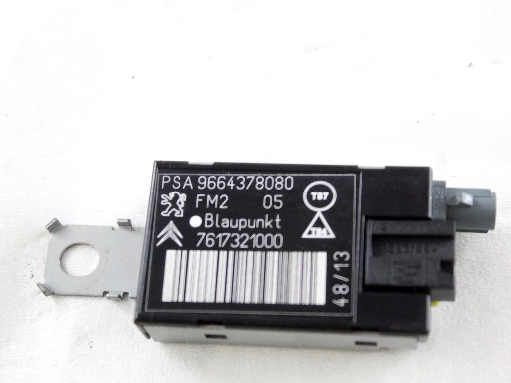 9664378080 CENTRALINA ANTENNA AUTORADIO PEUGEOT 3008 1.6 D 84KW 6M 5P (2013) RICAMBIO USATO