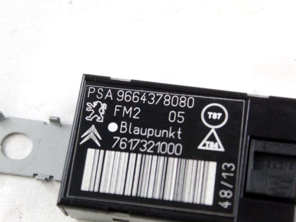 9664378080 CENTRALINA ANTENNA AUTORADIO PEUGEOT 3008 1.6 D 84KW 6M 5P (2013) RICAMBIO USATO