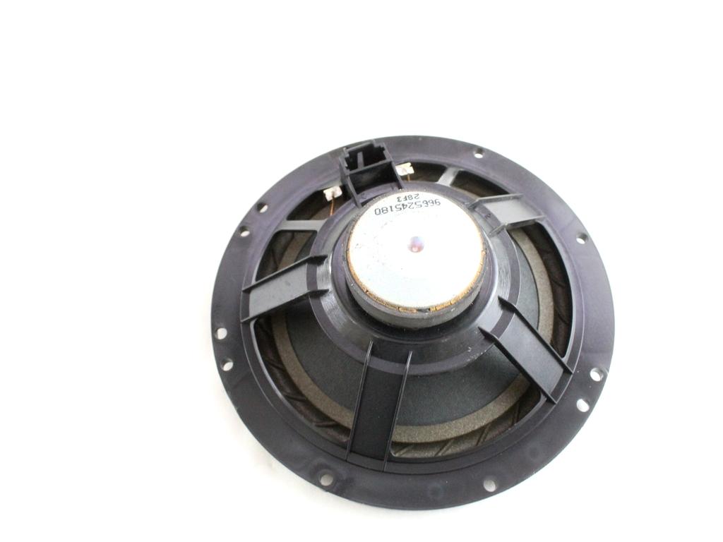 9665245180 CASSA ALTOPARLANTE PORTA ANTERIORE PEUGEOT 3008 1.6 D 84KW 6M 5P (2013) RICAMBIO USATO