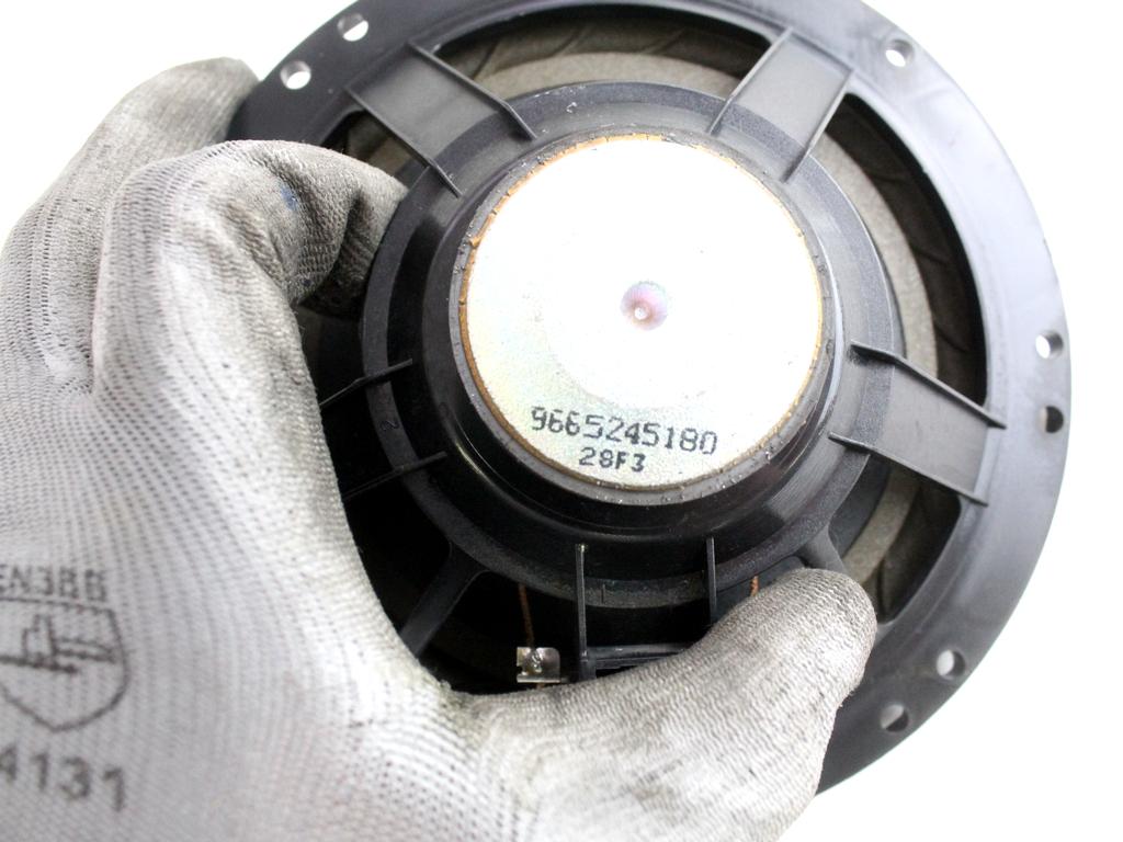 9665245180 CASSA ALTOPARLANTE PORTA ANTERIORE PEUGEOT 3008 1.6 D 84KW 6M 5P (2013) RICAMBIO USATO
