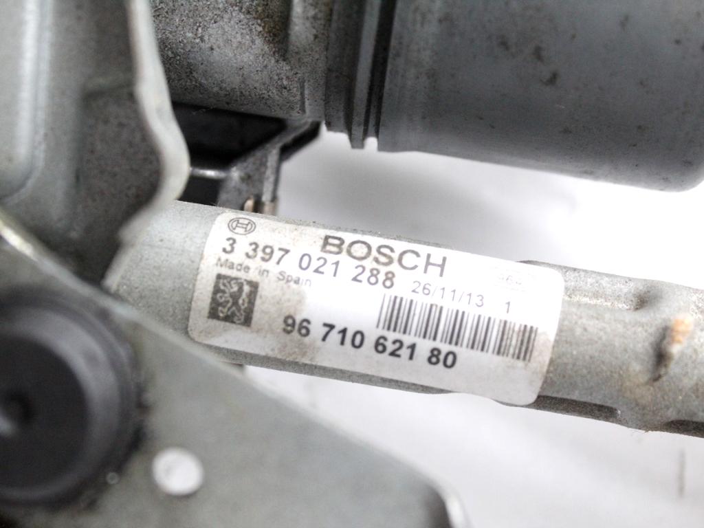 9671062180 MOTORINO ASTA TERGIPARABREZZA LATO SINISTRO PEUGEOT 3008 1.6 D 84KW 6M 5P (2013) RICAMBIO USATO 3397021288 1397220576