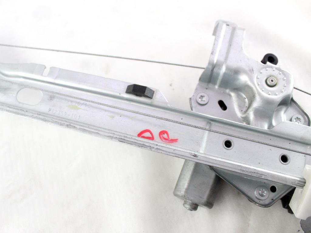 9682808680 MOTORINO MECCANISMO ALZA-VETRO ALZA-CRISTALLO PORTA POSTERIORE DESTRA PEUGEOT 3008 1.6 D 84KW 6M 5P (2013) RICAMBIO USATO