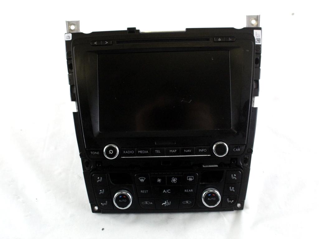 3W0035017T AUTORADIO CON DIPLAY BENTLEY CONTINENTAL GT 4.0 B 388KW AUT 2P (2016) RICAMBIO USATO GRUPPO DI COMANDO CLIMATIZZATORE CLIMA A/C AUTOMATICO