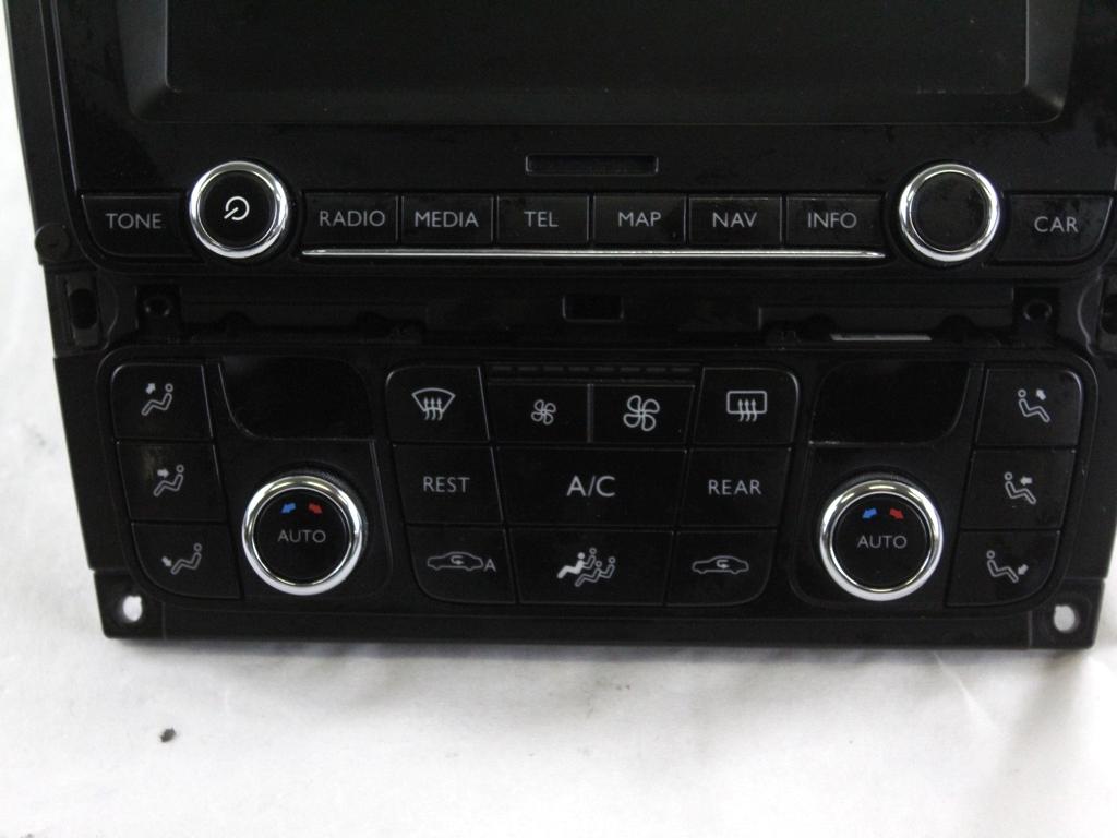 3W0035017T AUTORADIO CON DIPLAY BENTLEY CONTINENTAL GT 4.0 B 388KW AUT 2P (2016) RICAMBIO USATO GRUPPO DI COMANDO CLIMATIZZATORE CLIMA A/C AUTOMATICO