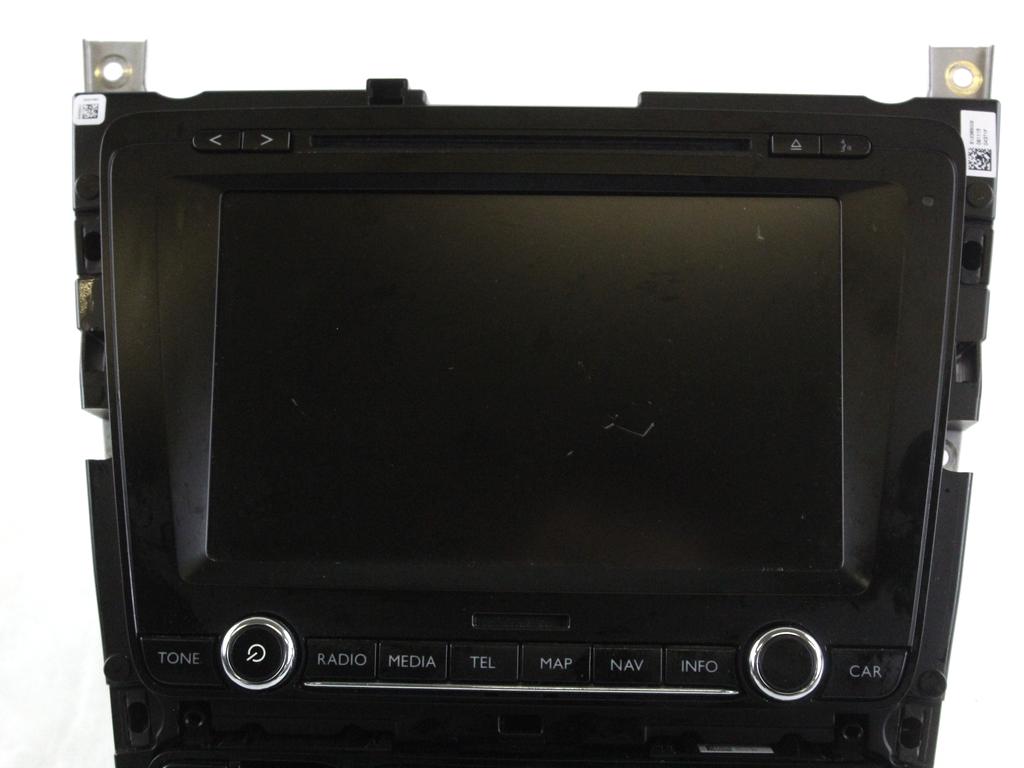 3W0035017T AUTORADIO CON DIPLAY BENTLEY CONTINENTAL GT 4.0 B 388KW AUT 2P (2016) RICAMBIO USATO GRUPPO DI COMANDO CLIMATIZZATORE CLIMA A/C AUTOMATICO