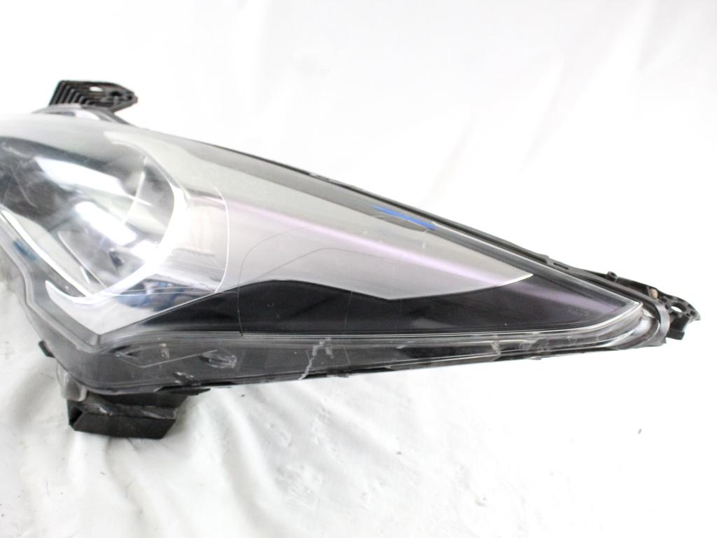 9805505480 FARO FANALE ANTERIORE SINISTRO PEUGEOT 3008 1.6 D 84KW 6M 5P (2013) RICAMBIO USATO VETRO TRASPARENTE DANNEGGIATO