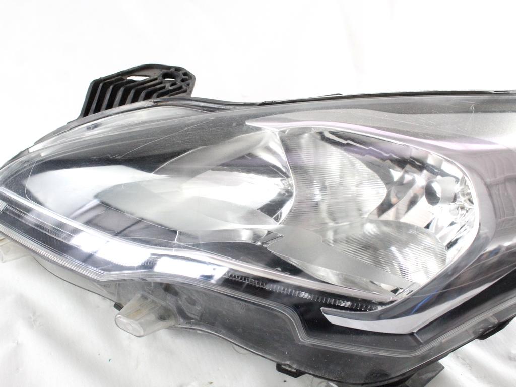 9805505480 FARO FANALE ANTERIORE SINISTRO PEUGEOT 3008 1.6 D 84KW 6M 5P (2013) RICAMBIO USATO VETRO TRASPARENTE DANNEGGIATO