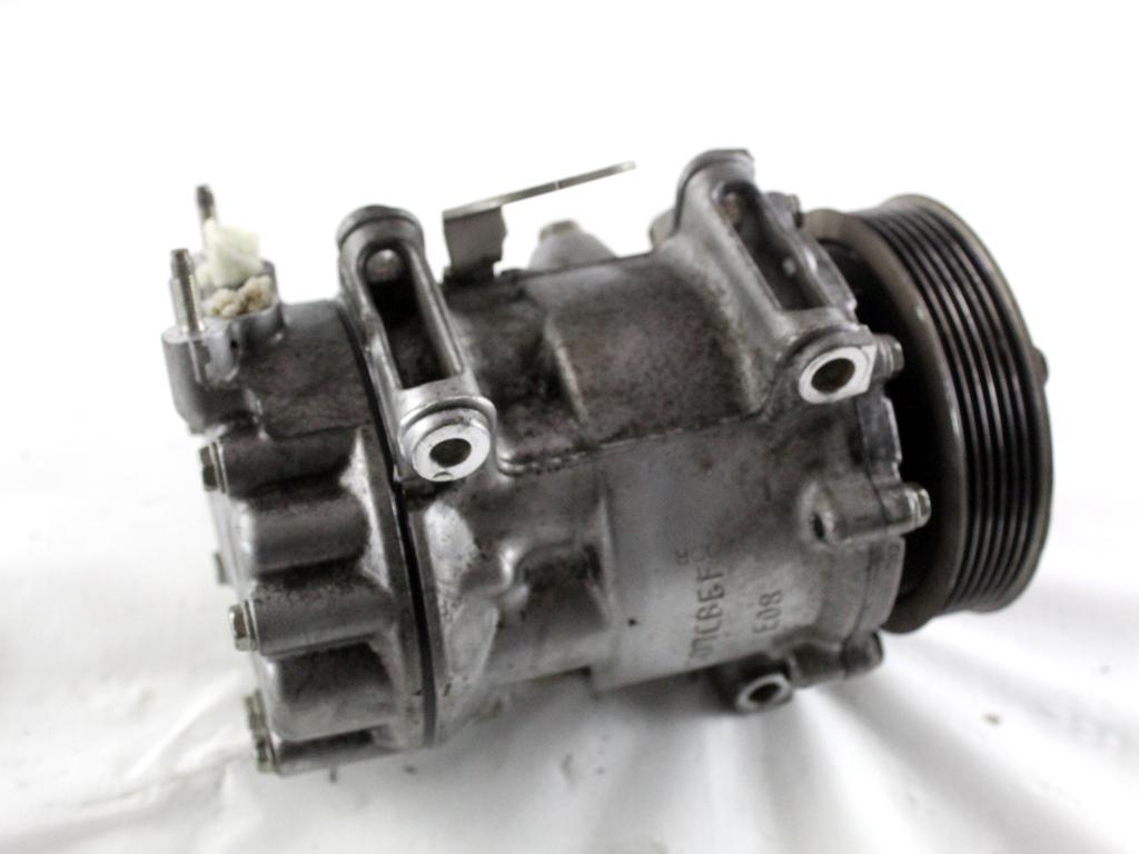 9800839580 COMPRESSORE CLIMATIZZATORE CLIMA A/C PEUGEOT 3008 1.6 D 84KW 6M 5P (2013) RICAMBIO USATO