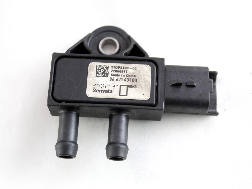 9662143180 SENSORE DI PRESSIONE GAS DI SCARICO PEUGEOT 3008 1.6 D 84KW 6M 5P (2013) RICAMBIO USATO