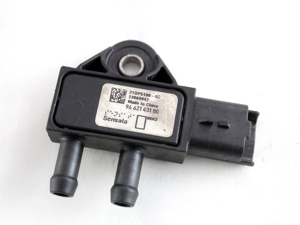 9662143180 SENSORE DI PRESSIONE GAS DI SCARICO PEUGEOT 3008 1.6 D 84KW 6M 5P (2013) RICAMBIO USATO