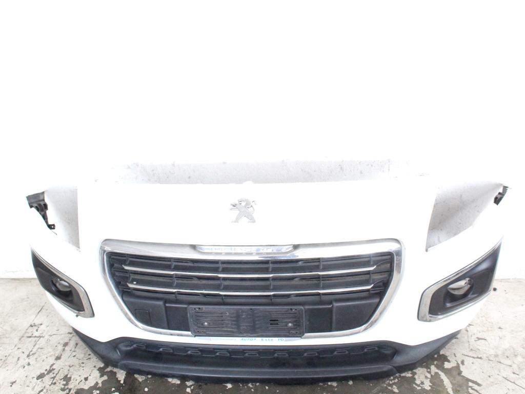 1611182380 PARAURTI ANTERIORE PEUGEOT 3008 1.6 D 84KW 6M 5P (2013) RICAMBIO USATO