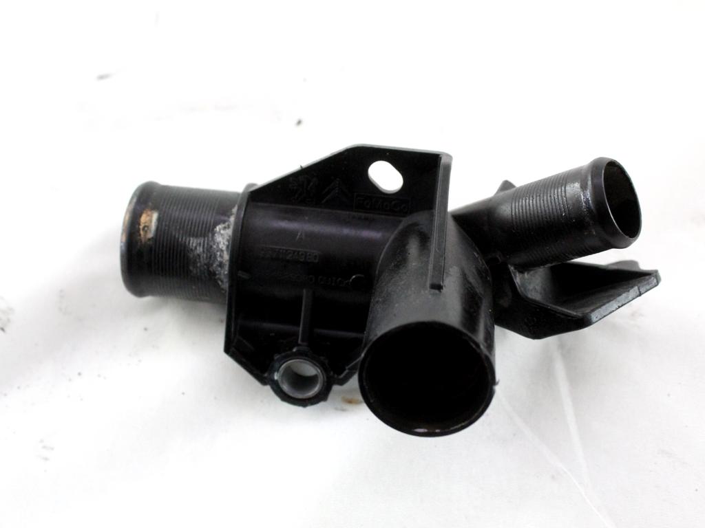 9671124980 MANICOTTO TUBO ACQUA LIQUIDO RAFFREDDAMENTO PEUGEOT 3008 1.6 D 84KW 6M 5P (2013) RICAMBIO USATO