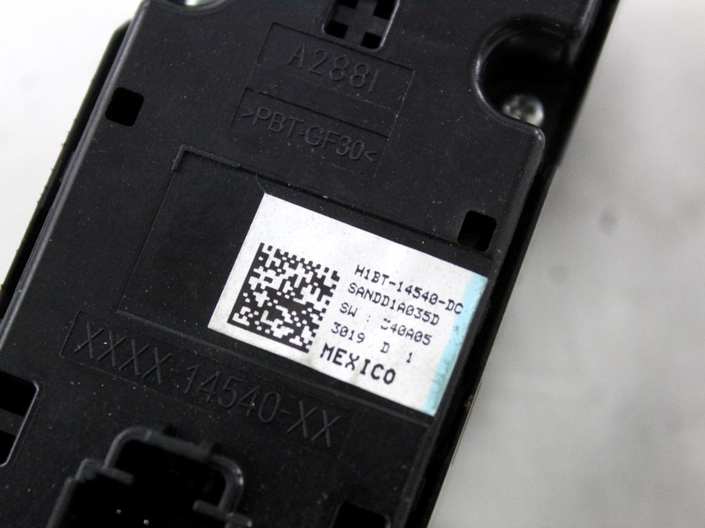 H1BT-14540-DC GRUPPO DI COMANDO ALZA-VETRI ALZA-CRISTALLI PORTA ANTERIORE SINISTRA FORD FIESTA 1.5 D 63KW 6M 5P (2020) RICAMBIO USATO CON REGOLAZIONE RETROVISORI ELETTRICI