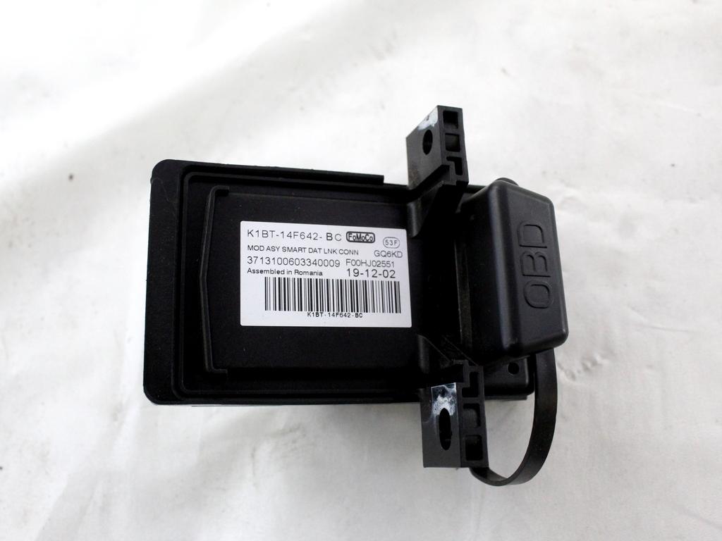 K1BT-14F642-BC CENTRALINA PRESA DIAGNOSI OBD AUTO FORD FIESTA 1.5 D 63KW 6M 5P (2020) RICAMBIO USATO