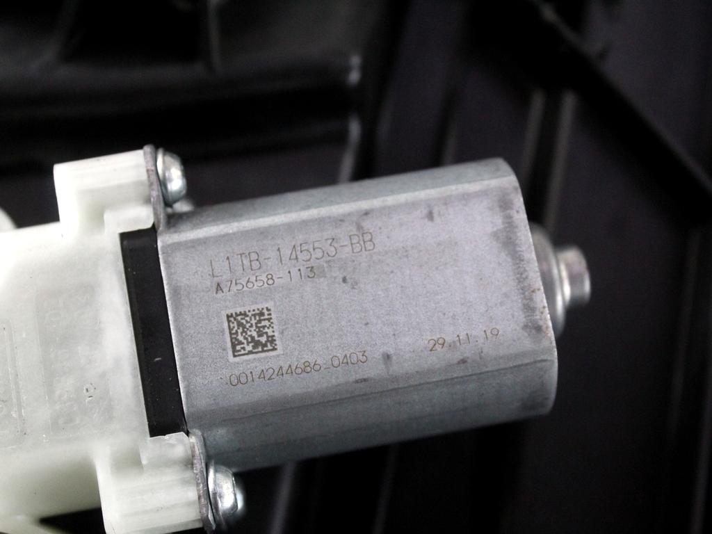 L1BB-A23201-CB MOTORINO MECCANISMO ALZA-VETRO ALZA-CRISTALLO PORTA ANTERIORE SINISTRA FORD FIESTA 1.5 D 63KW 6M 5P (2020) RICAMBIO USATO L1TB-14553-BB
