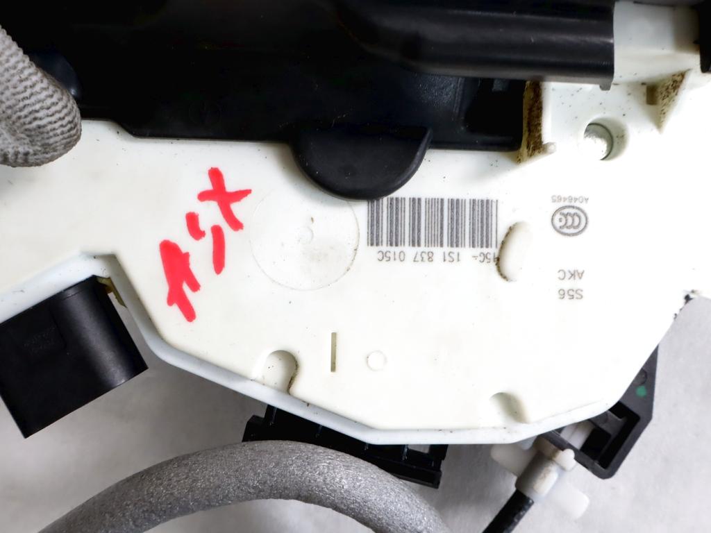 1S1837015C CHIUSURA SERRATURA PORTA ANTERIORE SINISTRA VOLKSWAGEN UP 1.0 B 44KW 5M 5P (2016) RICAMBIO USATO