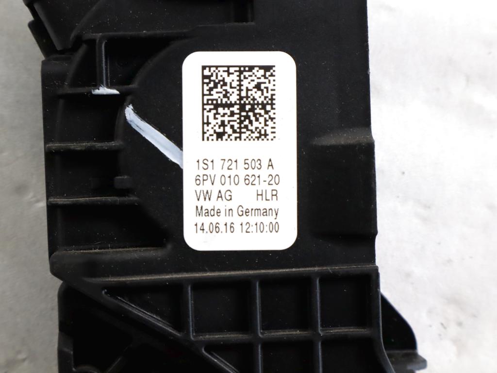 1S1721503A PEDALE ACCELERATORE VOLKSWAGEN UP 1.0 B 44KW 5M 5P (2016) RICAMBIO USATO 