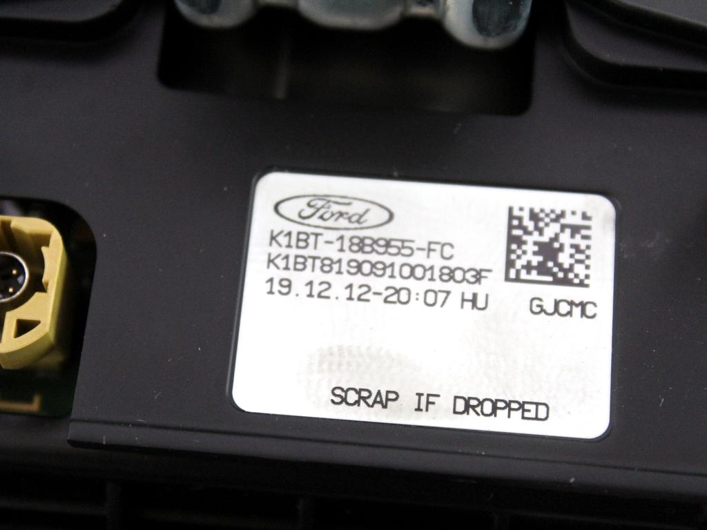 K1BT-18B955-FC DISPLAY AUTORADIO FORD FIESTA 1.5 D 63KW 6M 5P (2020) RICAMBIO USATO