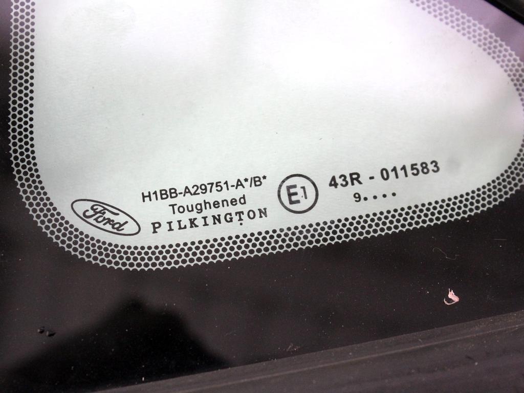 H1BB-A29751-A VETRO FISSO PARAFANGO POSTERIORE SINISTRO FORD FIESTA 1.5 D 63KW 6M 5P (2020) RICAMBIO USATO