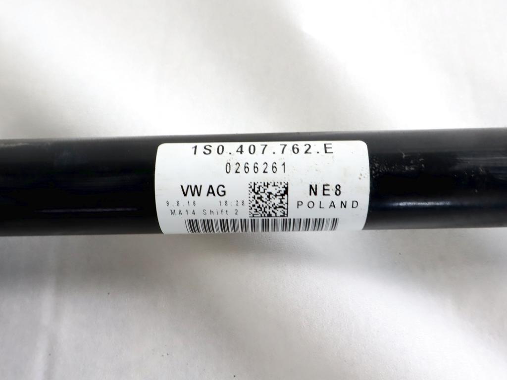 1S0407762E SEMIASSE SEMIALBERO ANTERIORE DESTRO VOLKSWAGEN UP 1.0 B 44KW 5M 5P (2016) RICAMBIO USATO