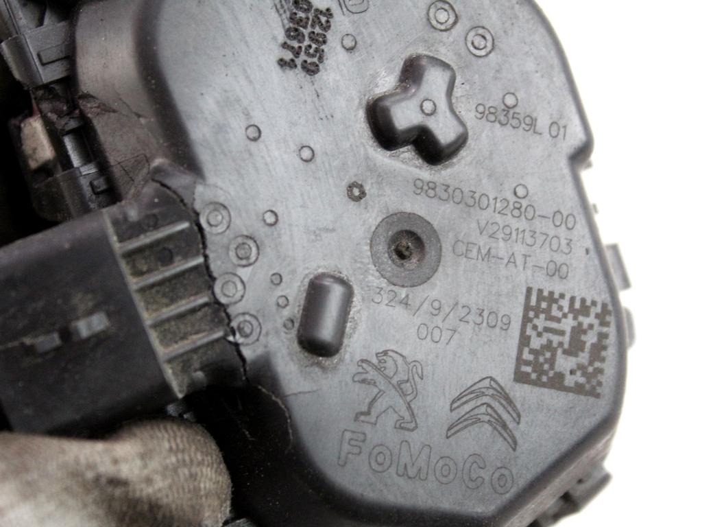 9830301280 CORPO FARFALLATO VALVOLA A FARFALLA FORD FIESTA 1.5 D 63KW 6M 5P (2020) RICAMBIO USATO