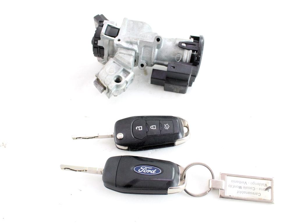 H1BC-3F880-AB KIT BLOCCHETTO ACCENSIONE CON DOPPIA CHIAVE FORD FIESTA 1.5 D 63KW 6M 5P (2020) RICAMBIO USATO H1BT-15607-AB