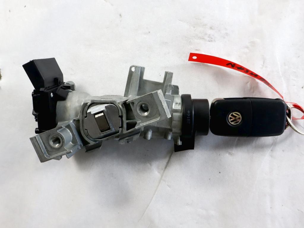 1K0905851D BLOCCHETTO ACCENSIONE CON CHIAVE E SERRATURE VOLKSWAGEN UP 1.0 B 44KW 5M 5P (2016) RICAMBIO USATO