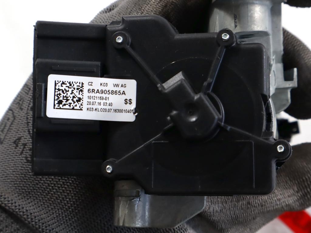 1K0905851D BLOCCHETTO ACCENSIONE CON CHIAVE E SERRATURE VOLKSWAGEN UP 1.0 B 44KW 5M 5P (2016) RICAMBIO USATO