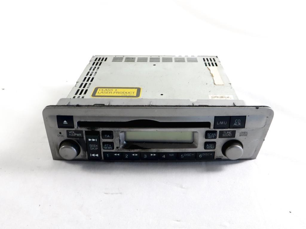 39101-S6A-B010 AUTORADIO HONDA CIVIC 1.7 D 74KW 5M 5P (2005) RICAMBIO USATO (NON FORNIAMO CODICE AUTORADIO, MA SOLO NUMERO DI TELAIO VEICOLO)