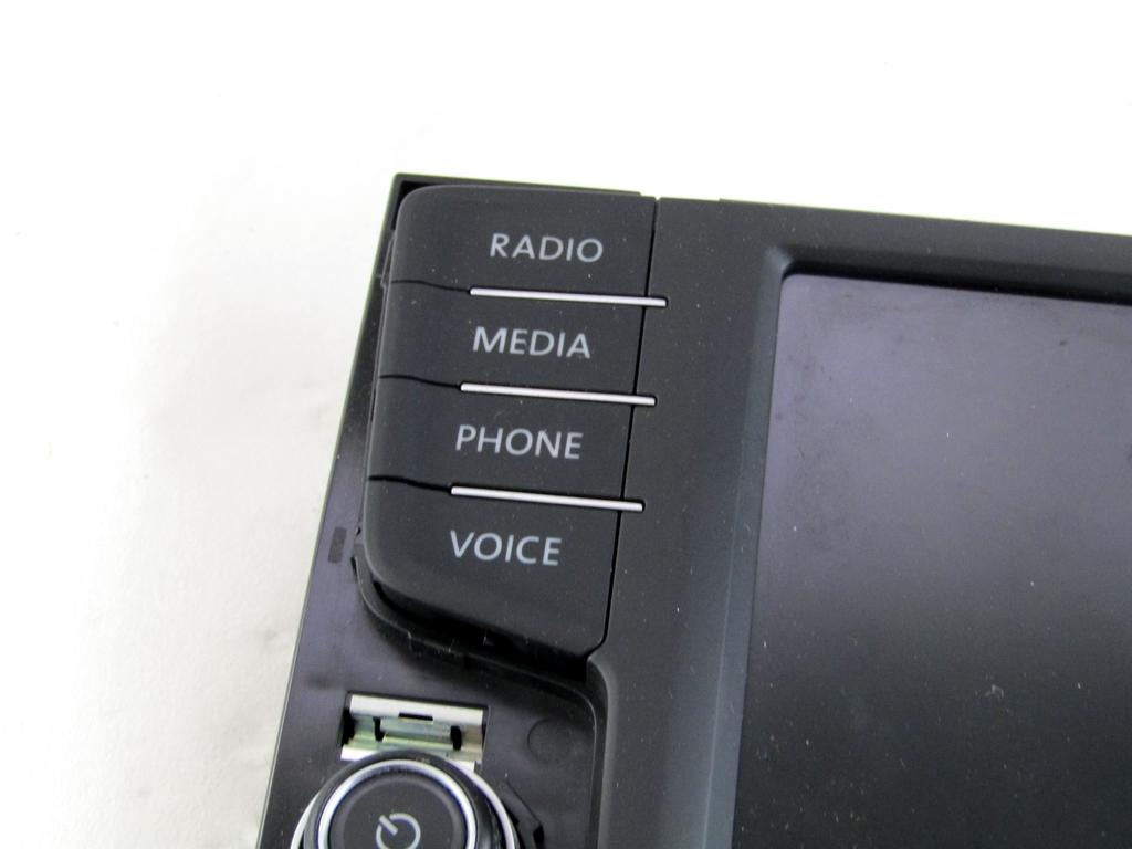 3G0919605B DISPLAY AUTORADIO SISTEMA MULTIMEDIALE VOLKSWAGEN GOLF 7 2.0 D 110KW 6M 5P (2016) RICAMBIO USATO