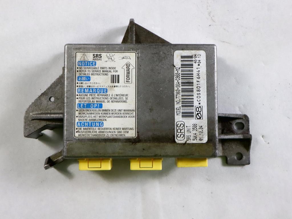 77960-S6A-G960 KIT AIRBAG HONDA CIVIC 1.7 D 74KW 5M 5P (2005) RICAMBIO USATO CON CENTRALINA AIRBAG, AIRBAG VOLANTE, AIRBAG PASSEGGERO, PRETENSIONATORE CINTURE DI SICUREZZA 77800-S6D-G111