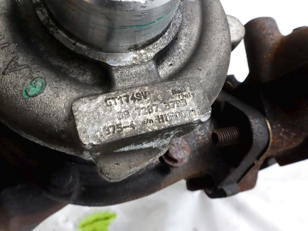 18900PLZD00 TURBINA TURBOCOMPRESSORE  HONDA CIVIC 1.7 D 74KW 5M 5P (2005) RICAMBIO USATO 