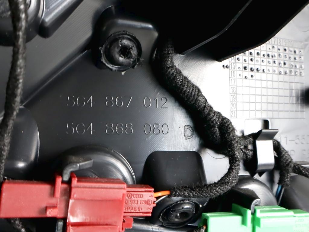 5G4867012 PANNELLO INTERNO PORTA ANTERIORE DESTRA VOLKSWAGEN GOLF 7 2.0 D 110KW 6M 5P (2016) RICAMBIO USATO