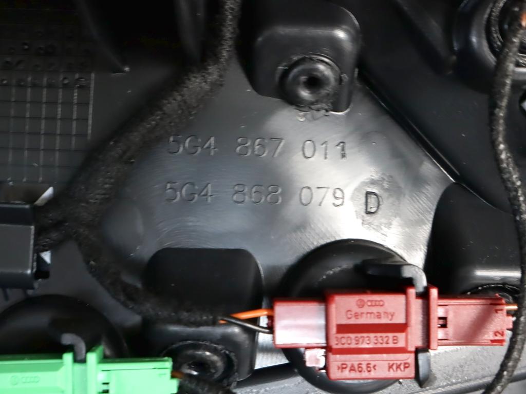 5G4867011 PANNELLO INTERNO PORTA ANTERIORE SINISTRA VOLKSWAGEN GOLF 7 2.0 D 110KW 6M 5P (2016) RICAMBIO USATO