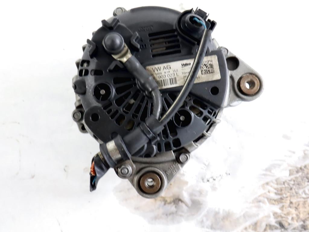 03L903023L ALTERNATORE VOLKSWAGEN GOLF 7 2.0 D 110KW 6M 5P (2016) RICAMBIO USATO
